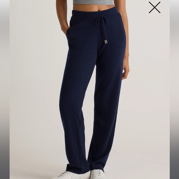 QUINCE  Mongolian Cashmere Straight Leg Pants SIZE S - Picture 10 of 13